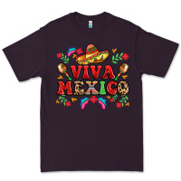 Plum viva mexico Premium Tee - LillyAllenDesigns