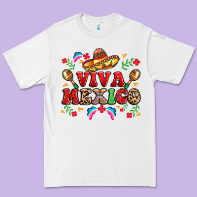 Viva Mexico Premium Tee Designed By Lillyallendesigns