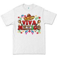 White viva mexico Premium Tee - LillyAllenDesigns