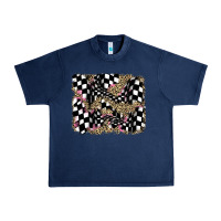 Navy racing leopard backgraund Urban Heavy Tee - JahusDesignShop