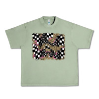 Oil Green racing leopard backgraund Urban Heavy Tee - JahusDesignShop