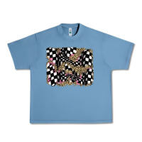 Pebble Blue racing leopard backgraund Urban Heavy Tee - JahusDesignShop