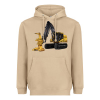 Mushroom Feller Buncher Heavyweight Hoodie - LillyAllenDesigns