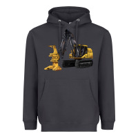 Smoke Feller Buncher Heavyweight Hoodie - LillyAllenDesigns