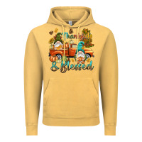 Vintage Mustard Fall Thankful and blessed Vintage Hoodie - NancyCooperArtShop