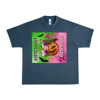 Midnight Navy Sorta sweet sorta spooky Urban Heavy Tee - NancyCooperArtShop