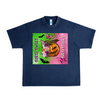 Navy Sorta sweet sorta spooky Urban Heavy Tee - NancyCooperArtShop