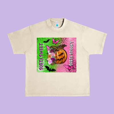 Sorta Sweet Sorta Spooky Urban Heavy Tee Designed By Nancycooperartshop