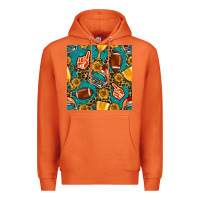 Carrot american football winner cup and helmet seamless pattern Premium Hoodie - BundleAndBundleShop