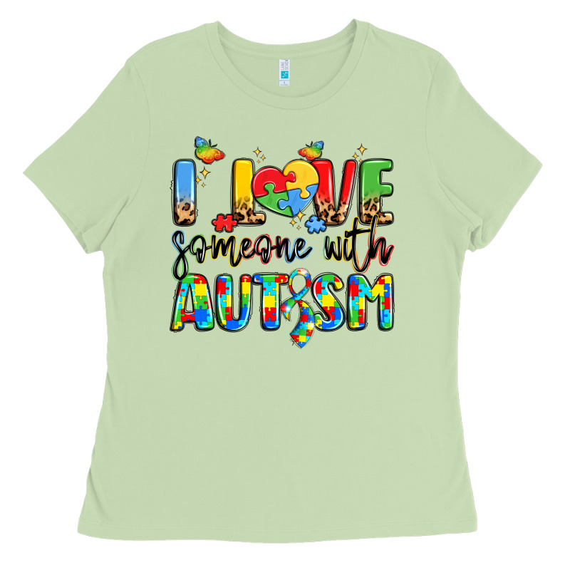 I Love Someone With Autism Ladies Tee by LillyAllenDesigns | Teevron