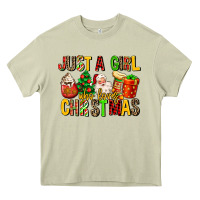 Just A Girl Who Loves Christmas Heavy Core Tee | Teevron