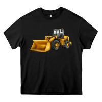 Black bulldozer Heavy Core Tee - JahusDesignShop