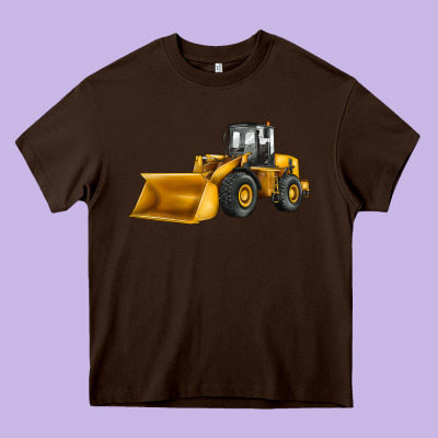 Bulldozer Heavy Core Tee Designed By Jahusdesignshop