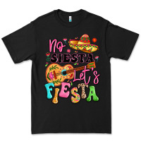 Black no siesta let's fiesta Premium Tee - LillyAllenDesigns