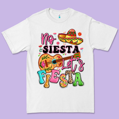 No Siesta Let's Fiesta Premium Tee Designed By Lillyallendesigns