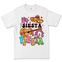 White no siesta let's fiesta Premium Tee - LillyAllenDesigns
