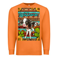 Carrot Welcome Cute Baby Calf Premium Sweatshirt - LillyAllenDesigns