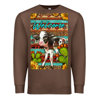 Chestnut Welcome Cute Baby Calf Premium Sweatshirt - LillyAllenDesigns
