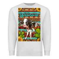 Oatmeal Heather Welcome Cute Baby Calf Premium Sweatshirt - LillyAllenDesigns