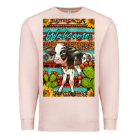 Pale Pink Welcome Cute Baby Calf Premium Sweatshirt - LillyAllenDesigns