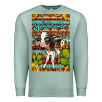Seafoam Welcome Cute Baby Calf Premium Sweatshirt - LillyAllenDesigns