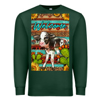 Sports Green Welcome Cute Baby Calf Premium Sweatshirt - LillyAllenDesigns