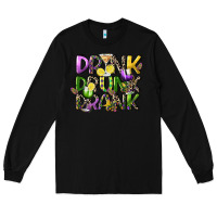 Black drink drunk drank Long Sleeve Tee - CowGirlArtShop