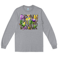 Heather Grey drink drunk drank Long Sleeve Tee - CowGirlArtShop