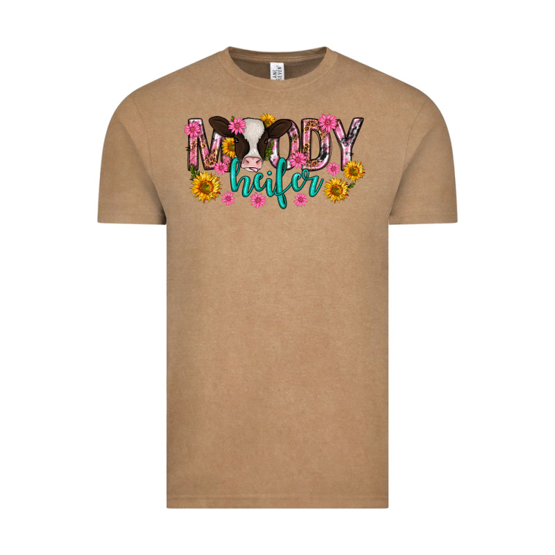 Moody Heifer Mother's Day Vintage Tee by texasbilliewilder | Teevron