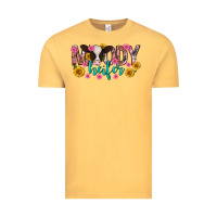 Vintage Mustard Moody Heifer Mother's Day Vintage Tee - texasbilliewilder
