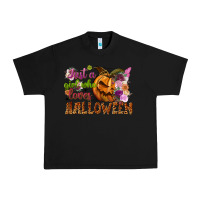 Black Just a girl who loves Halloween Urban Heavy Tee - NancyCooperArtShop