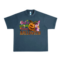 Midnight Navy Just a girl who loves Halloween Urban Heavy Tee - NancyCooperArtShop