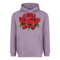 Lavender Oklahoma Rose Illustrations Heavyweight Hoodie - LillyAllenDesigns