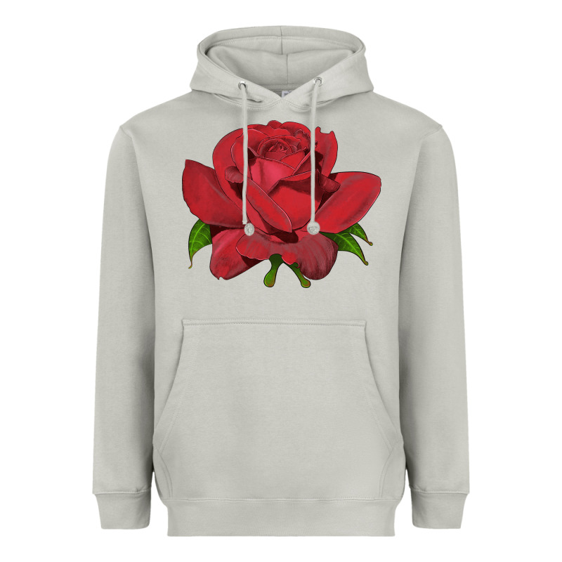 Oklahoma Rose Illustrations Heavyweight Hoodie by LillyAllenDesigns | Teevron