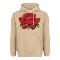 Mushroom Oklahoma Rose Illustrations Heavyweight Hoodie - LillyAllenDesigns