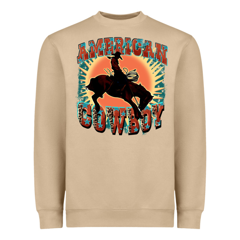American Cowboy Heavyweight Sweatshirt by FaDigitalArtStudio | Teevron