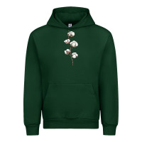 Forest Green cotton Urban Hoodie - BarkalooDesign