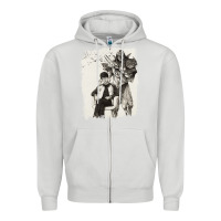 Dove Grey faker 2 Zipper Hoodie - tuanDangUi
