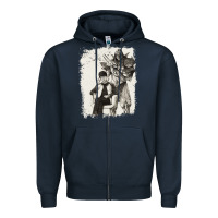 Navy faker 2 Zipper Hoodie - tuanDangUi