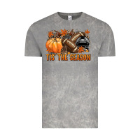Cloud Rock Tis' the season Football black helmet Vintage Tee - NancyCooperArtShop