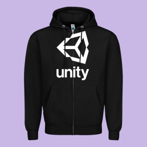 Unity 3d Game Dev Zipper Hoodie Designed By Tuandangui