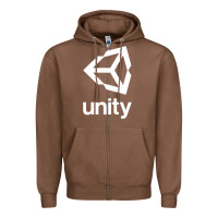 Chestnut unity 3d game dev Zipper Hoodie - tuanDangUi