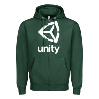 Sports Green unity 3d game dev Zipper Hoodie - tuanDangUi