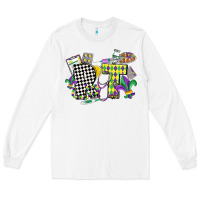 White respiratory therapist mardi gras Long Sleeve Tee - CowGirlArtShop