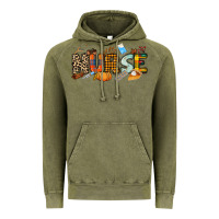 Vintage Olive Fall Nurse Vintage Hoodie - NancyCooperArtShop