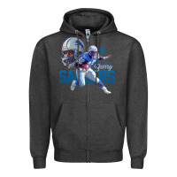 Charcoal Heather barry sanders gift Zipper Hoodie - tuanDangUi