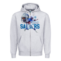 Heather Grey barry sanders gift Zipper Hoodie - tuanDangUi