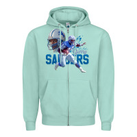Seafoam barry sanders gift Zipper Hoodie - tuanDangUi