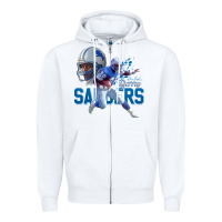 White barry sanders gift Zipper Hoodie - tuanDangUi