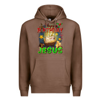 Chestnut happy birthday jesus Premium Hoodie - FaDigitalArtStudio
